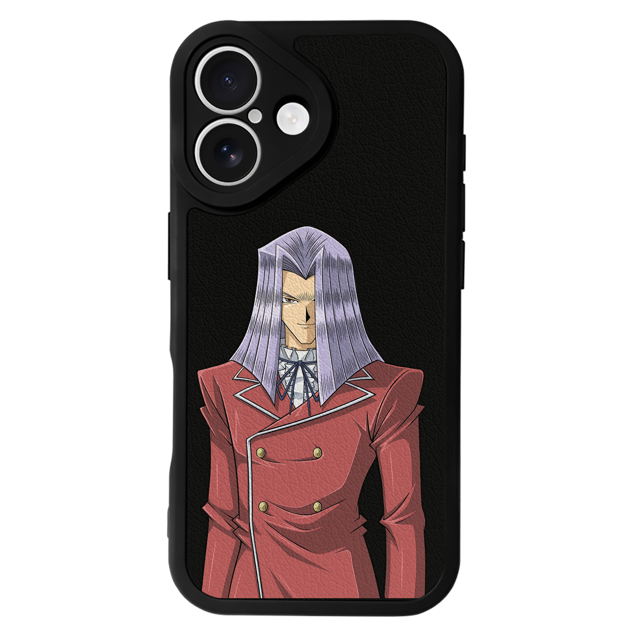 遊☆戯☆王 Yu-Gi-Oh! 【iPhone 16シリーズ対応】シリコンスマホケース（レザー調） 材質：シリコン